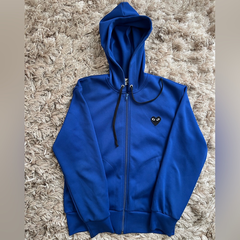 Comme des Garcons Play Blue Zipup